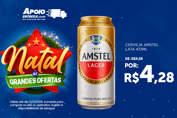 Cerveja Amstel Lata 473ml 21/12